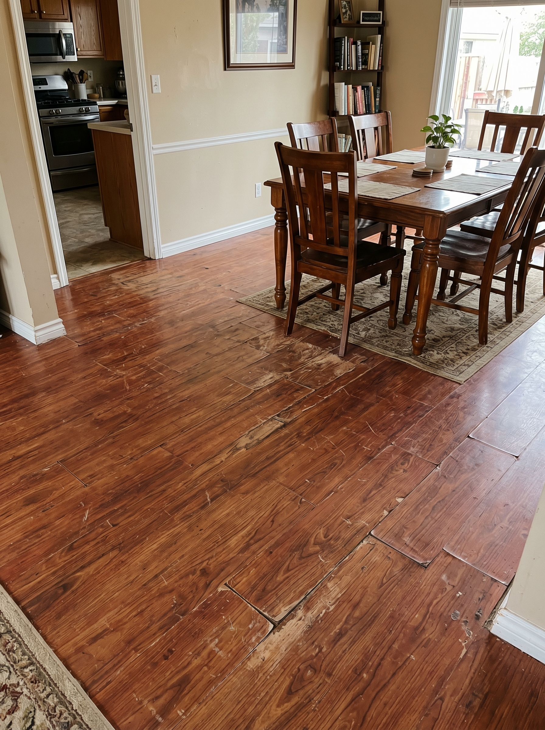 LVP Floor Install before — Arlington, TX